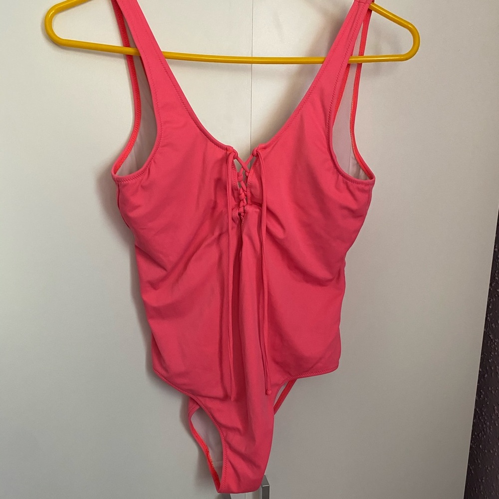 Neon one piece swim